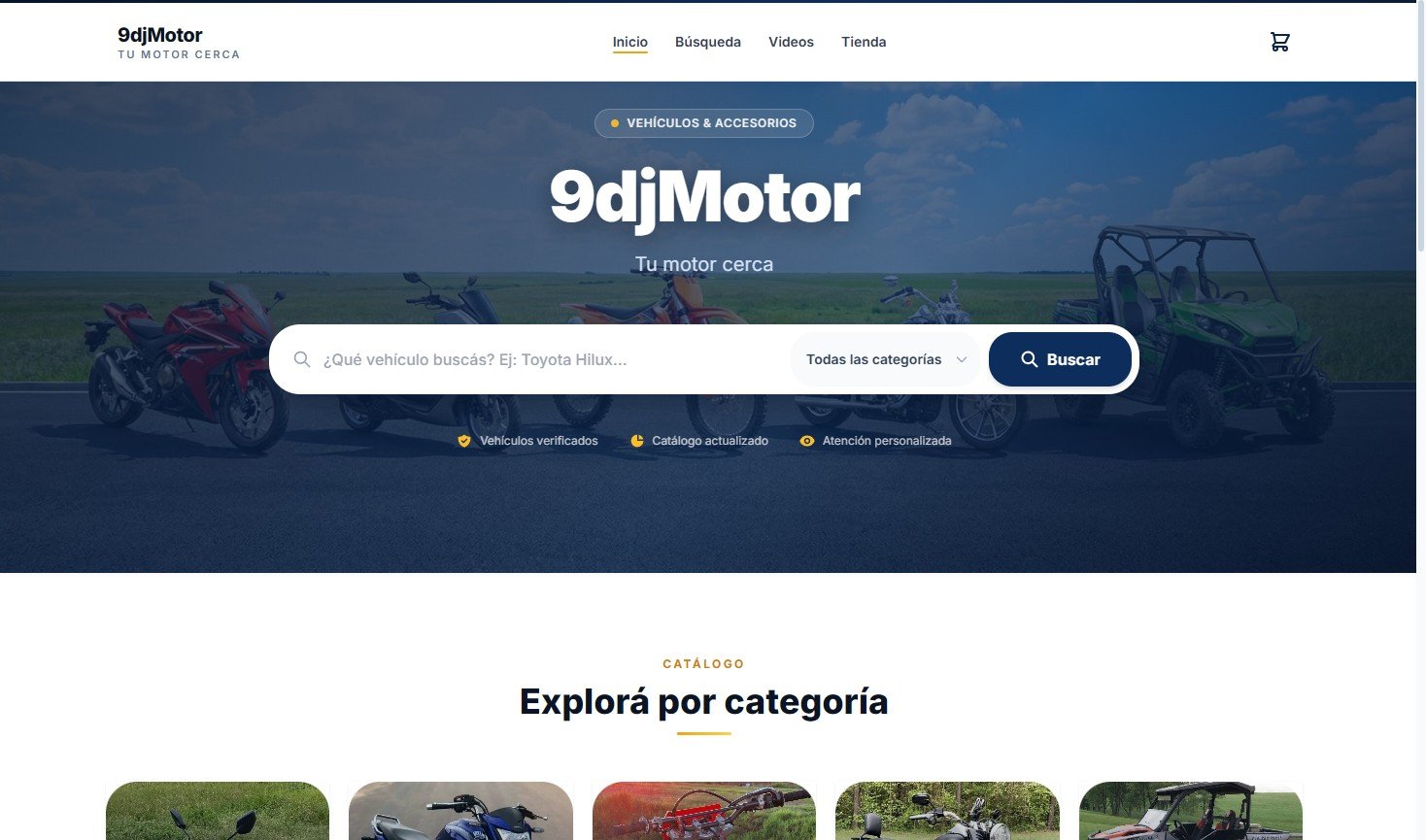 Demo Agencia de Motos con Tienda